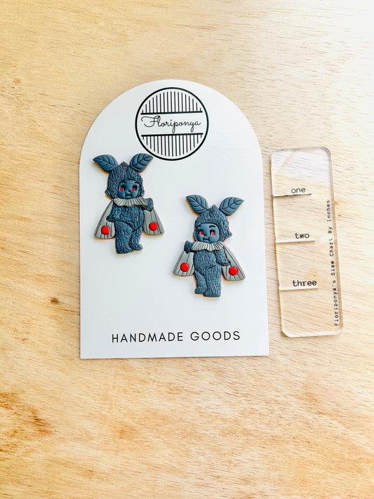 Mothman kewpies earrings